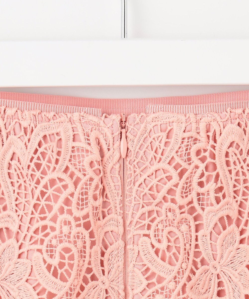 自由区 【洗える】ボタニカルレース スカート 