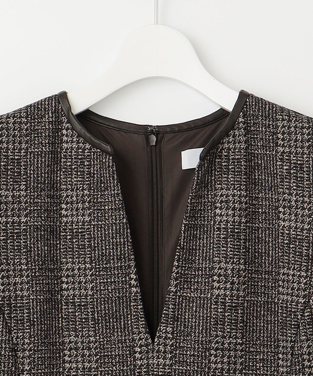 J.PRESS LADIES L 【洗える】チェック ジャカード ジャンパースカート 