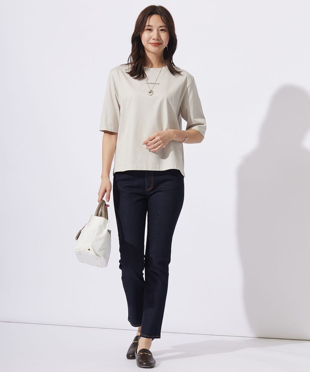 J.PRESS LADIES L ロゴ Tシャツ 
