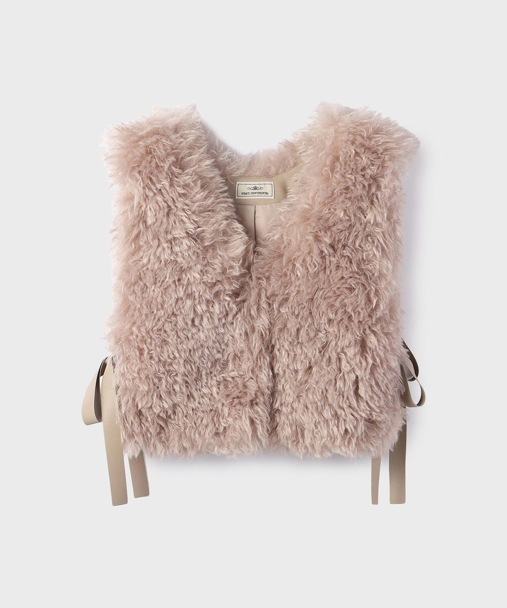 GRACE CONTINENTAL ショ－トファ－ジレ 