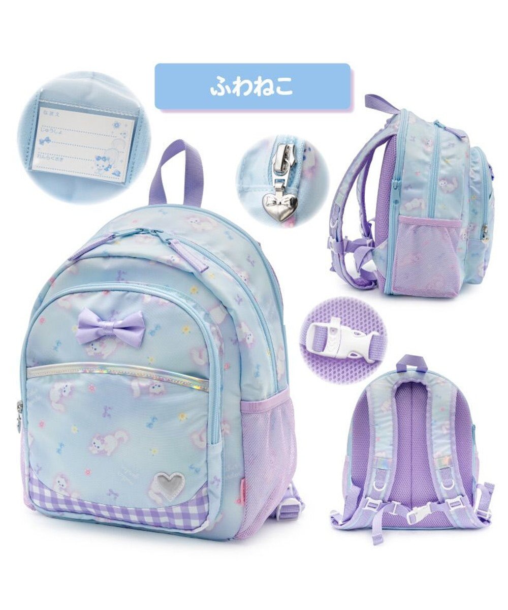 Mother garden マザーガーデン リュック 【Ｍサイズ】  《ふわねこ柄》 