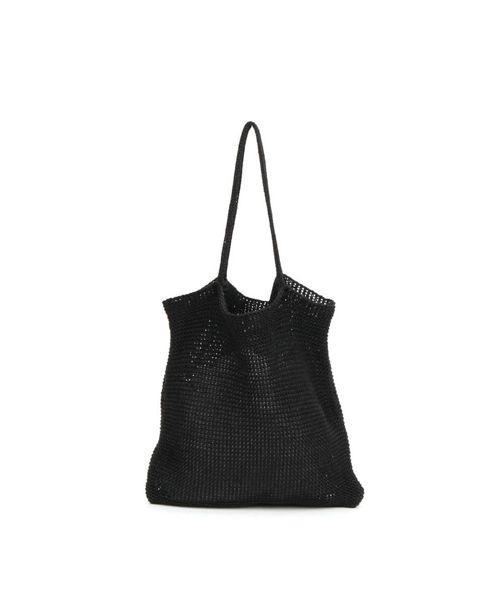 UNBILLION カシュカシュ cachecache / ラメ糸編みトートバッグ 