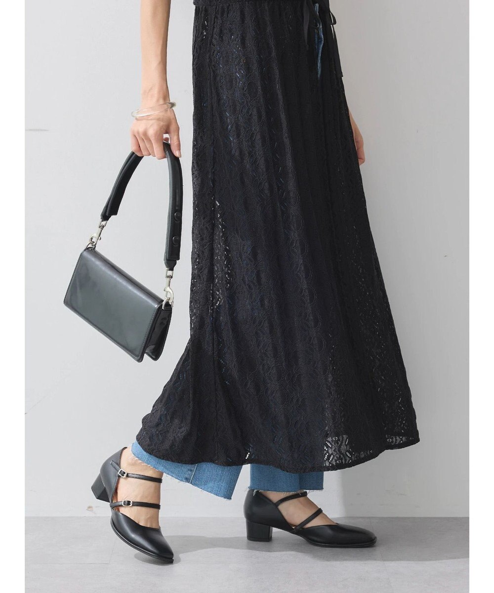 earth music&ecology フラワーレースキャミワンピース 