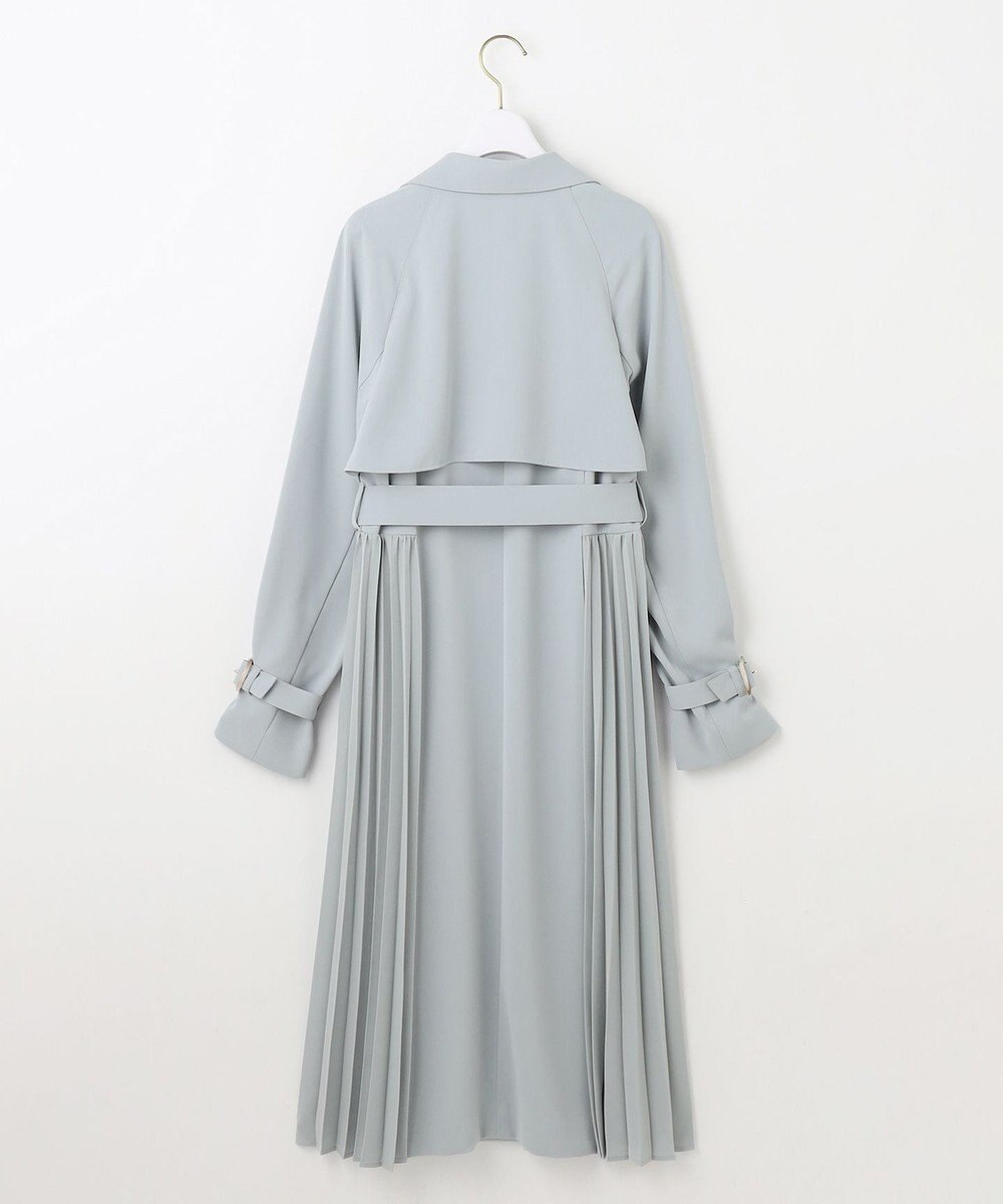 ANY SIS 【UVカット・花粉ガード】プリーツデザイントレンチ コート 