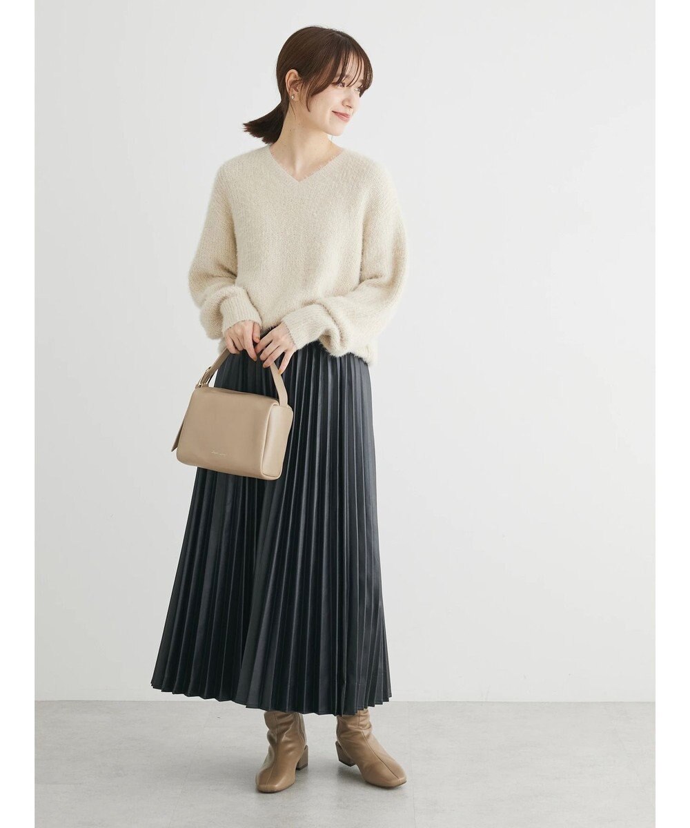 Green Parks フェザーＶネックニットプルオーバー 