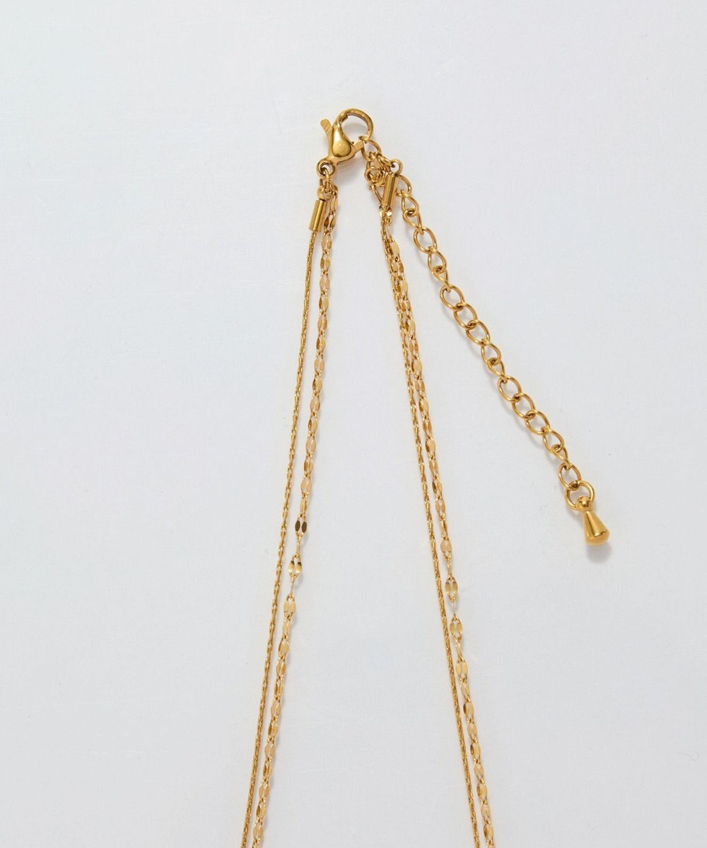 Phoebe 【金属アレルギー対応】ダブルチェーンネックレス　ゴールド/サージカルステンレス 