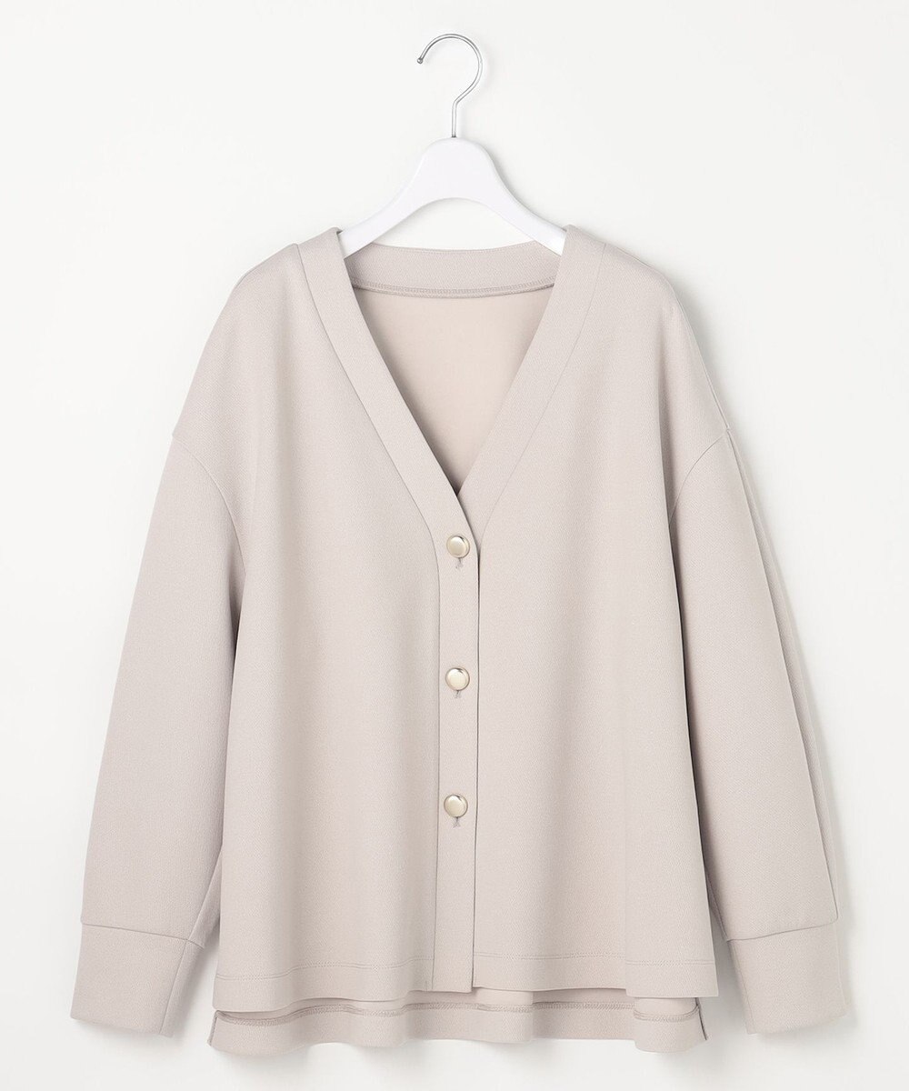 ANY SIS L カットジョーゼット カーディガン 