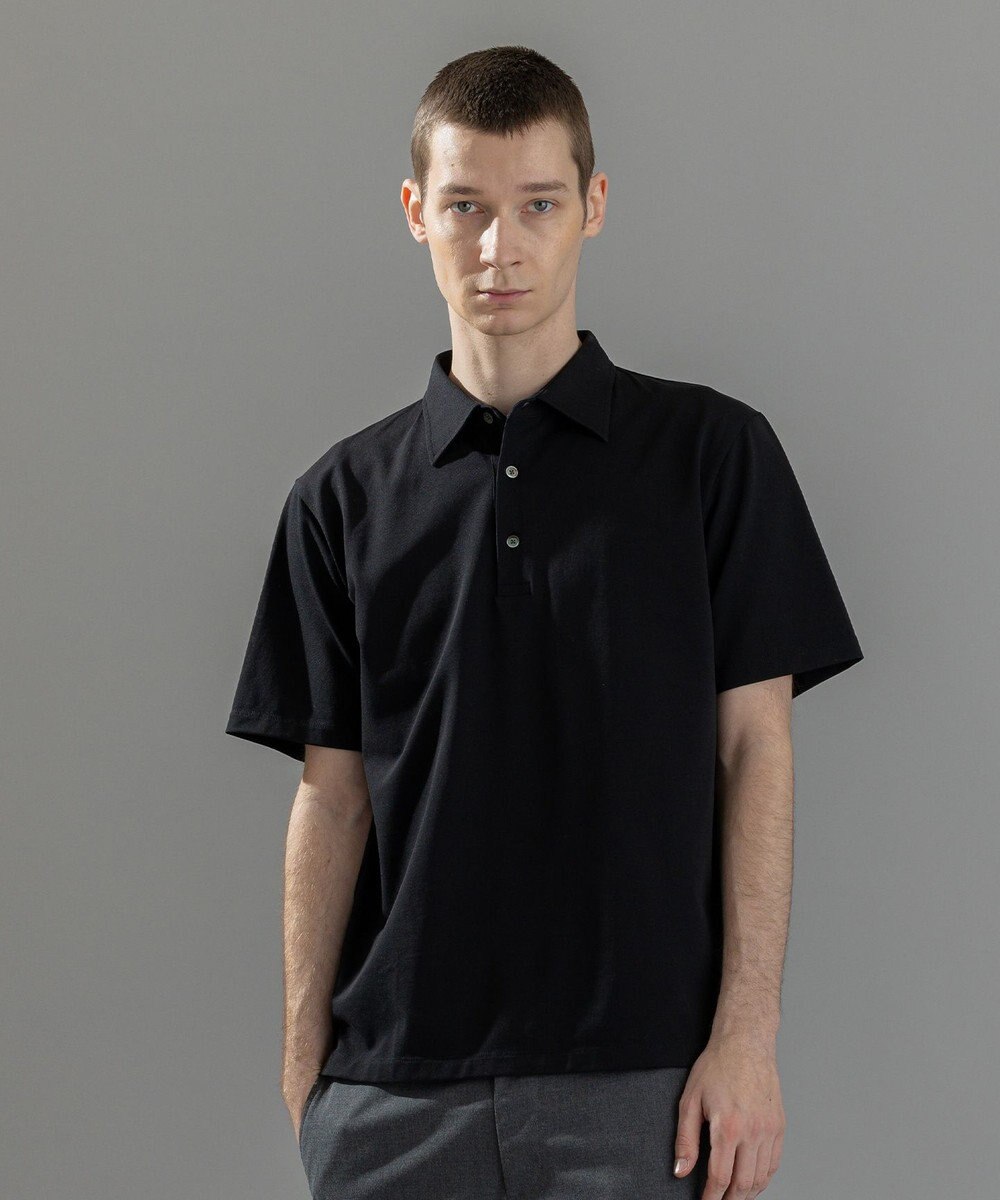 JOSEPH HOMME 新素材【ビジネスに使える】クリアコットンカノコ　ポロシャツ 