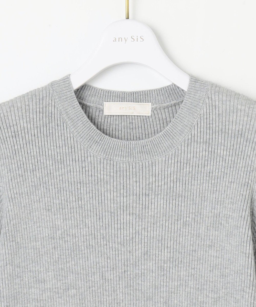 ANY SIS 【洗える】フラワープリントドッキング ワンピース 