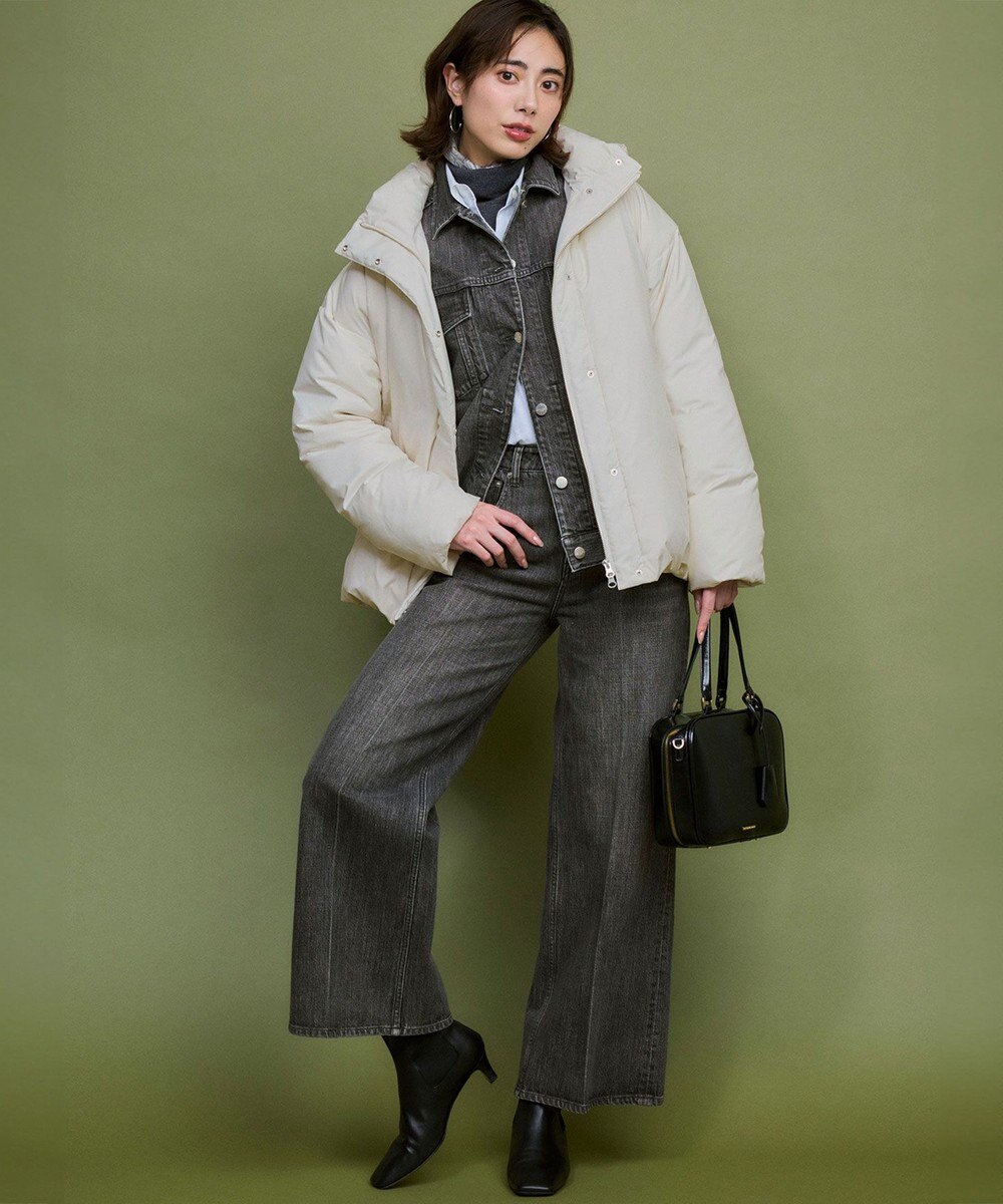 23区 S 【WEB&一部店舗限定】ステッチレス フーデット ダウン 