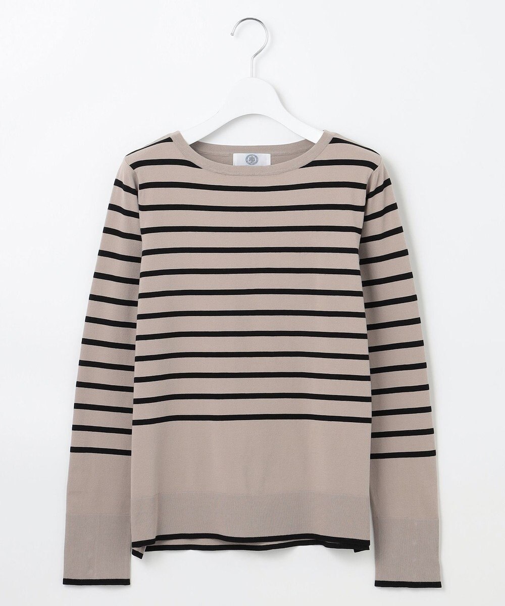 J.PRESS LADIES L 【洗える】VIGODA ボーダー ニット 