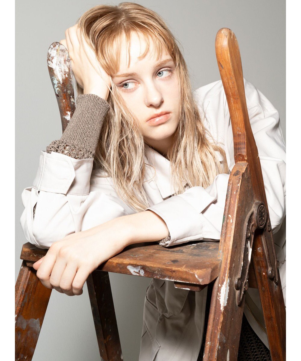 Te chichi フリンジメッシュニットワンピース《2025Autumn catalog vol.2 item》 