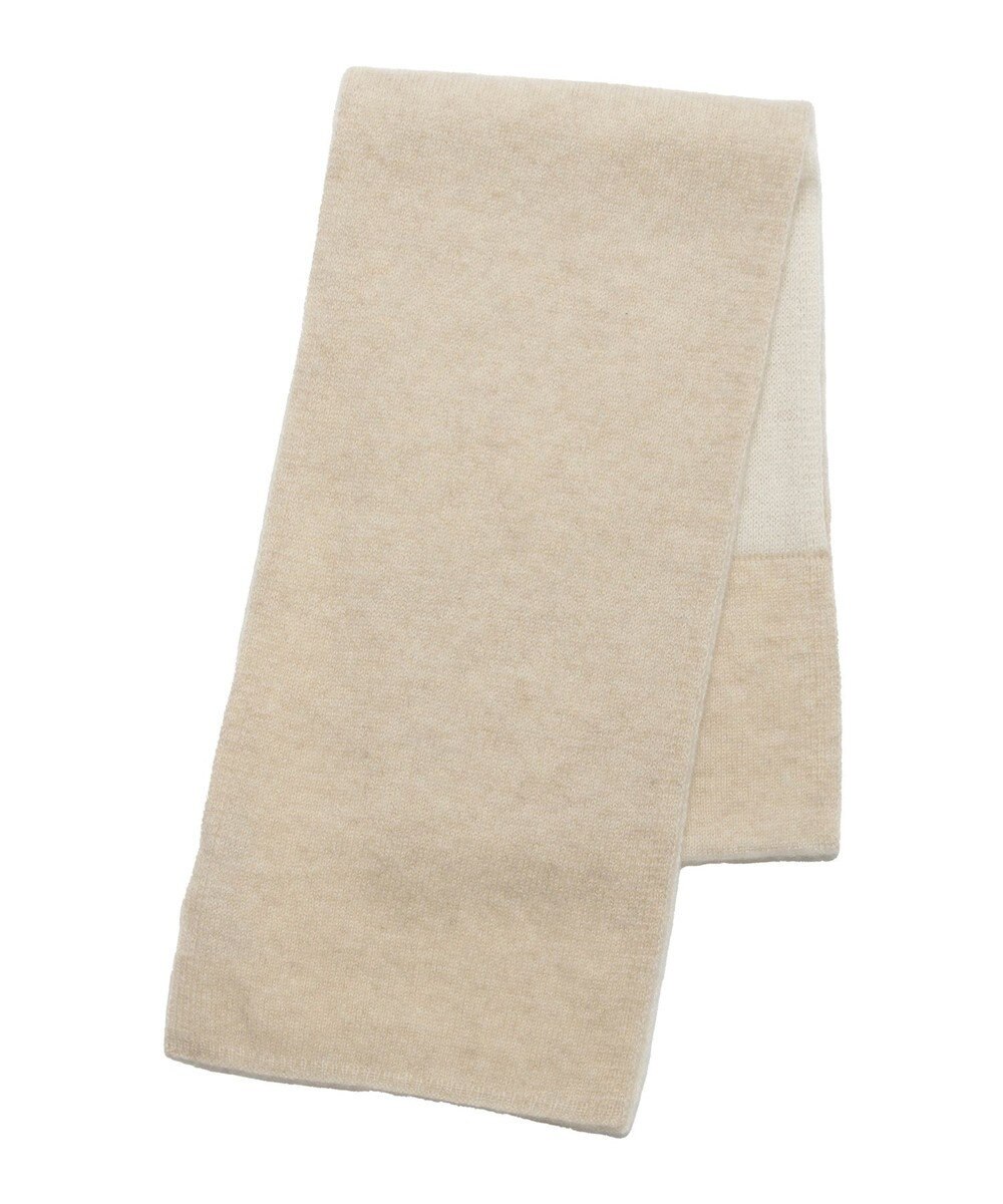 MOONBAT 【洗える】mila schon カシミヤ100%バイカラープチマフラー 