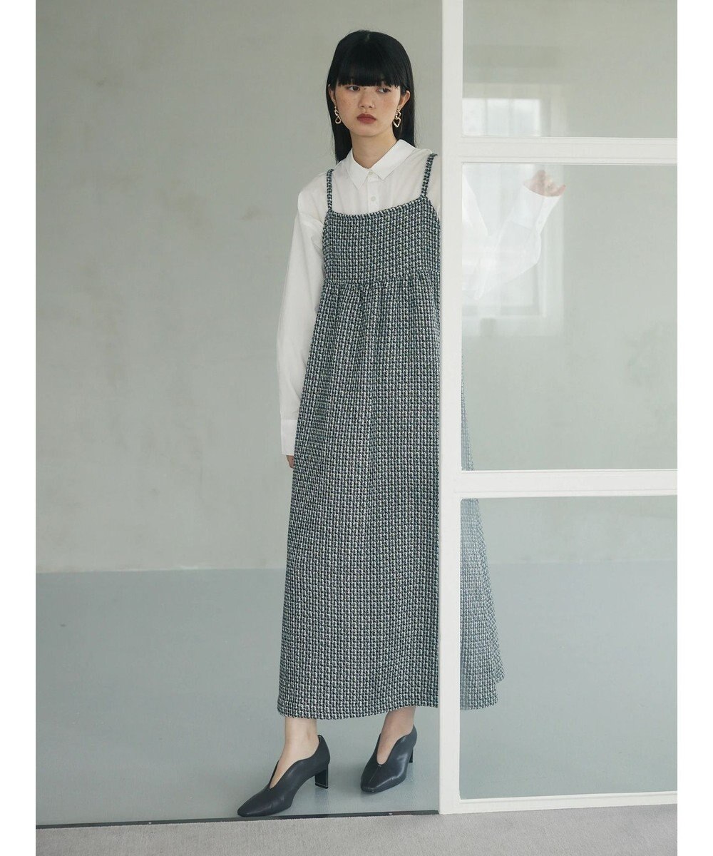 Green Parks armonia．表面感素材ジャンスカ 