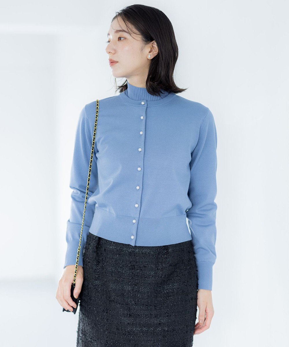 組曲 ホールガーメント ハイネックニット 