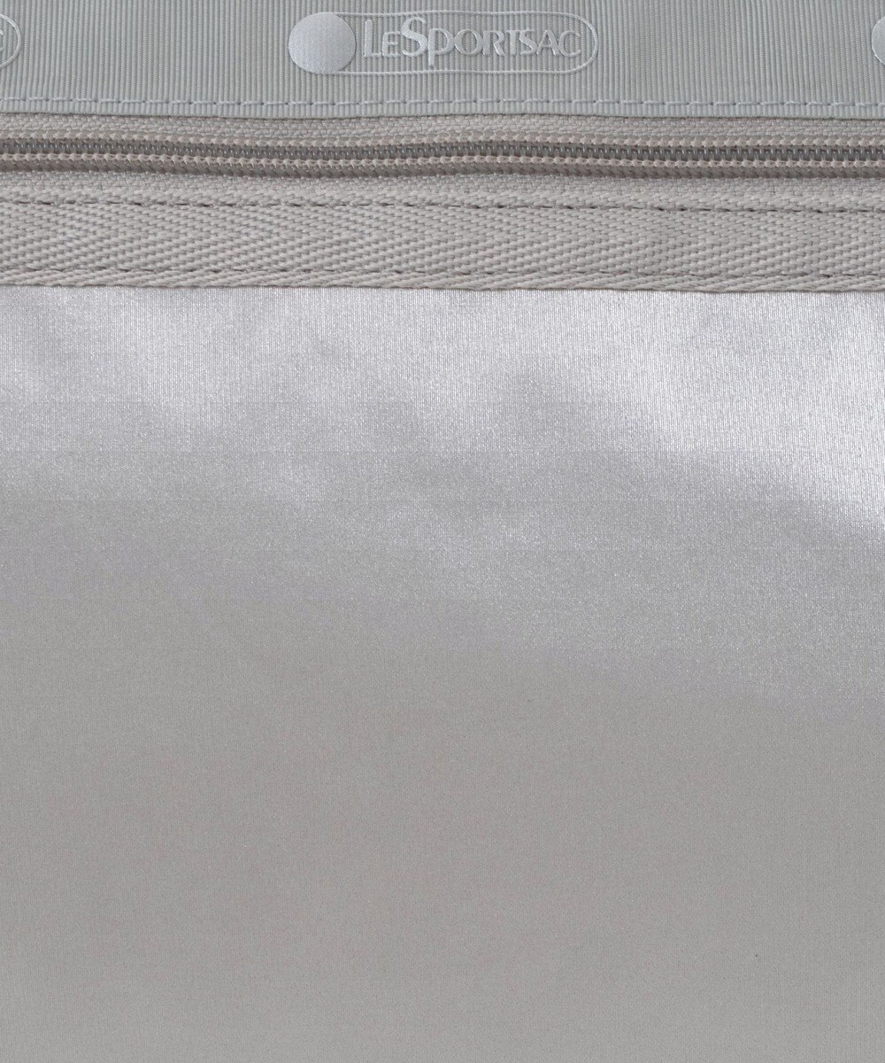 LeSportsac DELUXE MED WEEKENDER MH/ロゴジャガードシルバースナイデル 