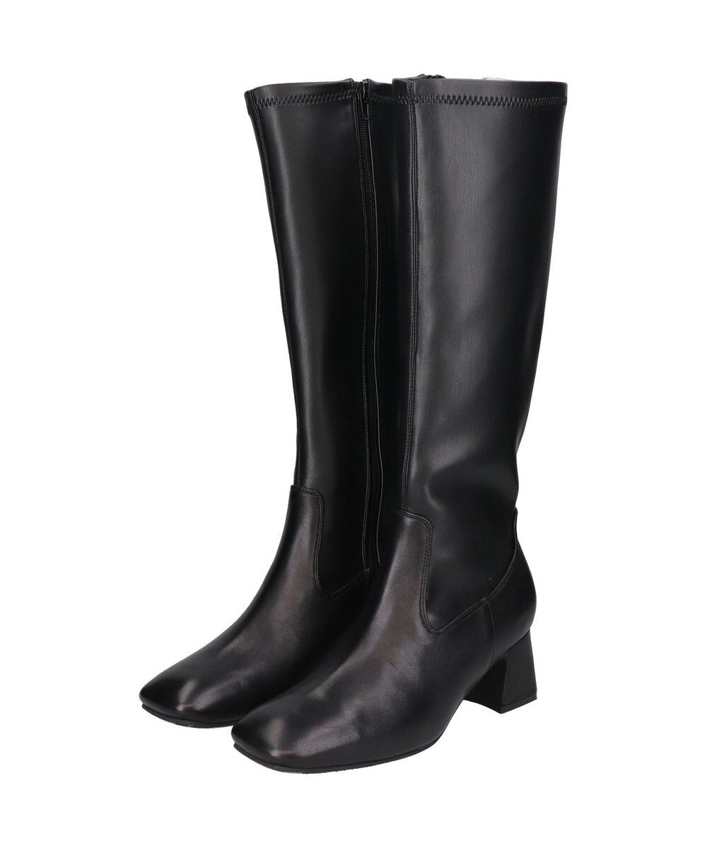 Bridget Birkin 【PARADIS COULEUR】スクエアトウストレッチロングブーツ 