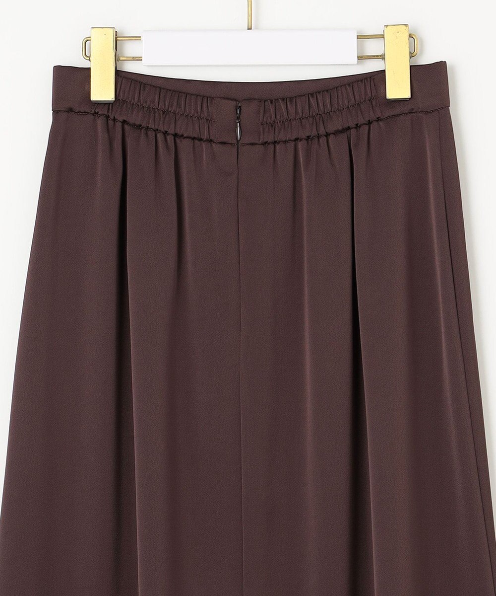 ANY SIS 【洗える】ダルサテンナロー スカート 
