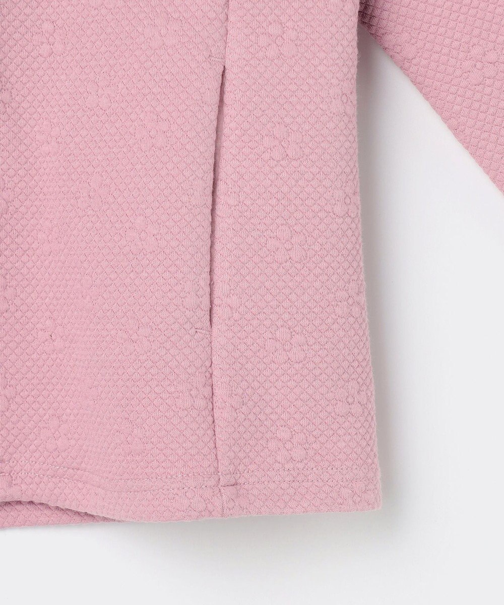 組曲 KIDS 【150-160㎝】フラワーキルト パーカー 