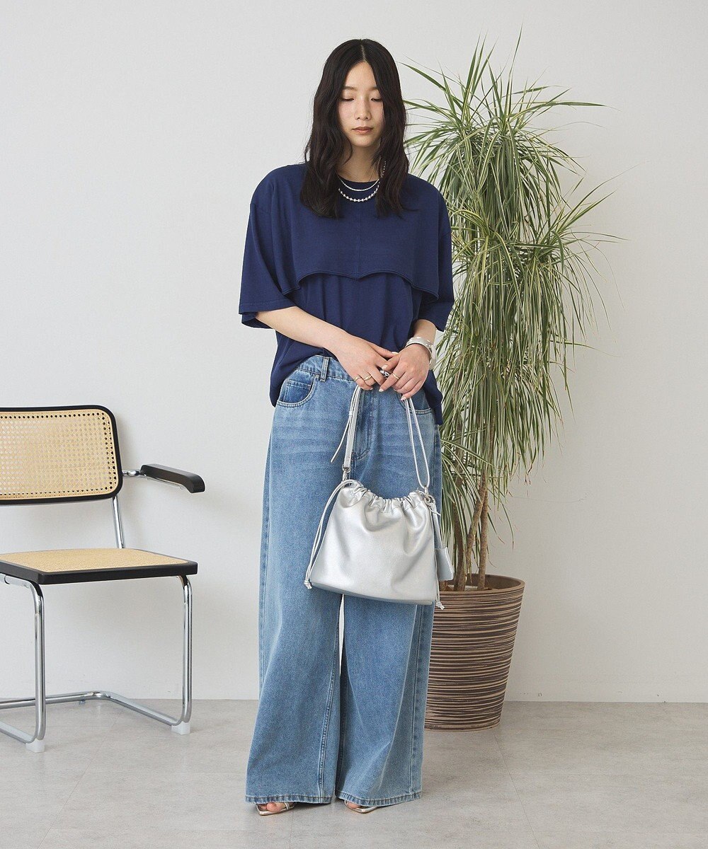 AMERICAN HOLIC レイヤード風加工Ｔシャツ 