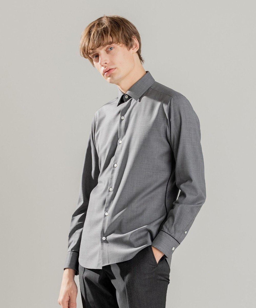 JOSEPH HOMME ACTIVE TROPICAL WOOL SHIRT 