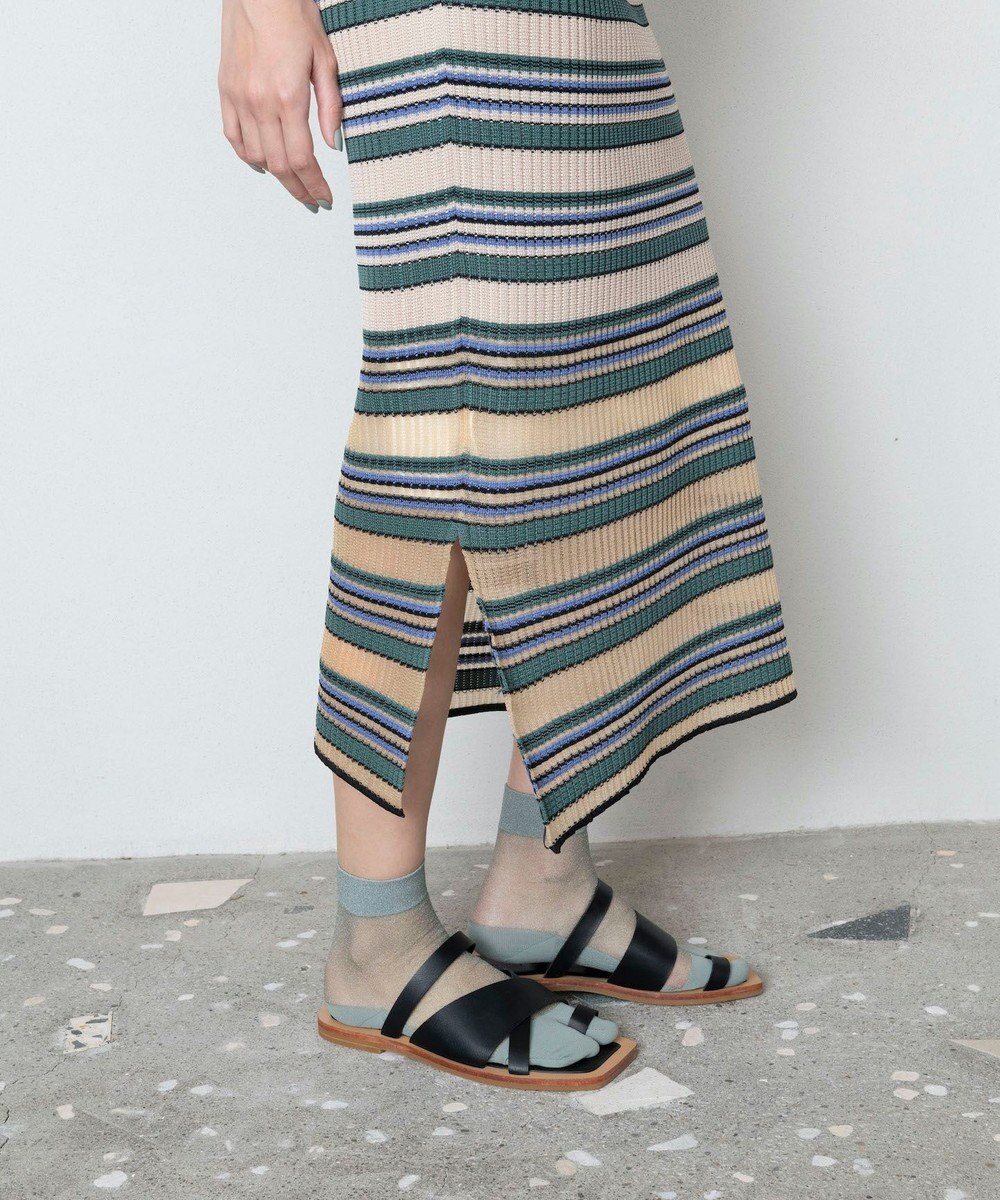 TRICOTE BORDER SKIRT／ボーダースカート 