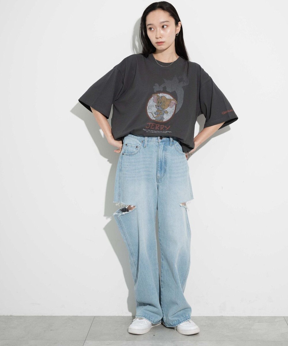 WEGO 【ユニセックス着用ITEM/綿100％/MLサイズ展開】TOM＆JERRY×WARNER　Tシャツ 