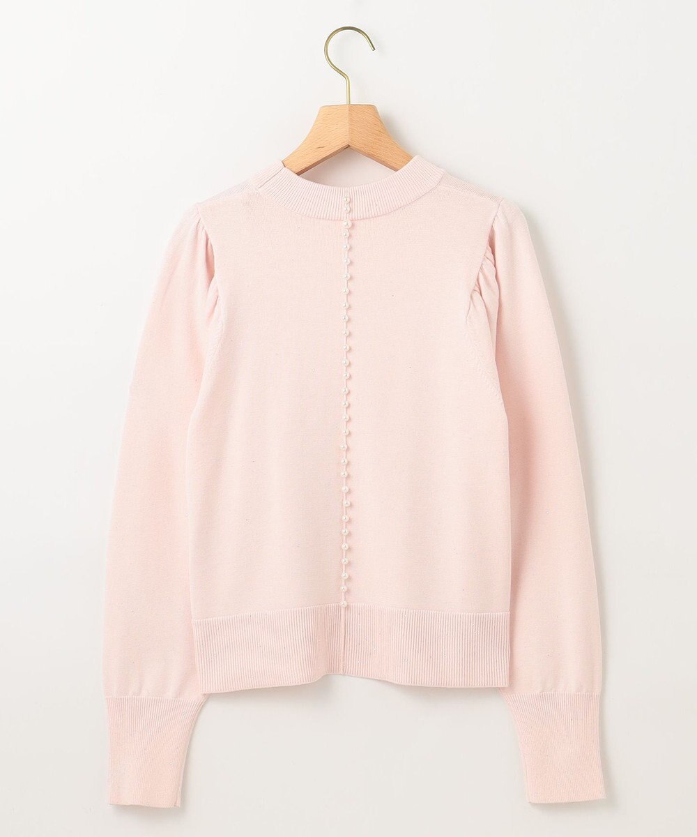 組曲 L 【WEB限定】ELENAスパンコールバックパール ニット 