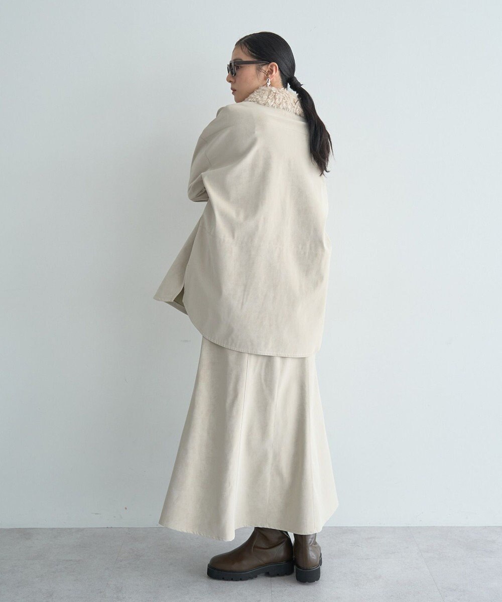 YECCA VECCA レザーライクシャツジャケット 