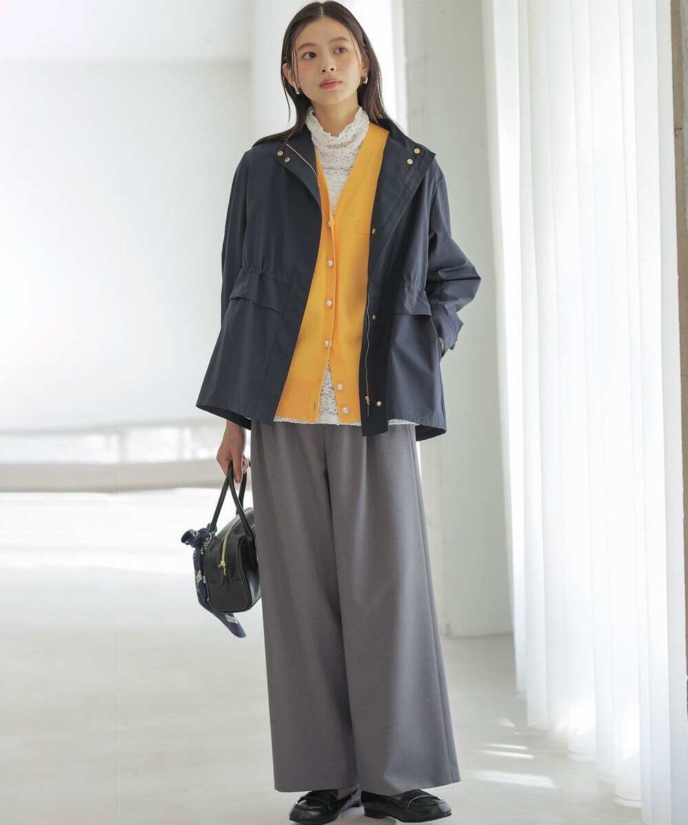 組曲 【WEB限定】フラワーチュールタートルネック カットソー 