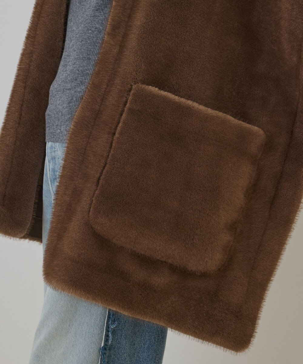 GRACE CONTINENTAL フェイクミンクストール 