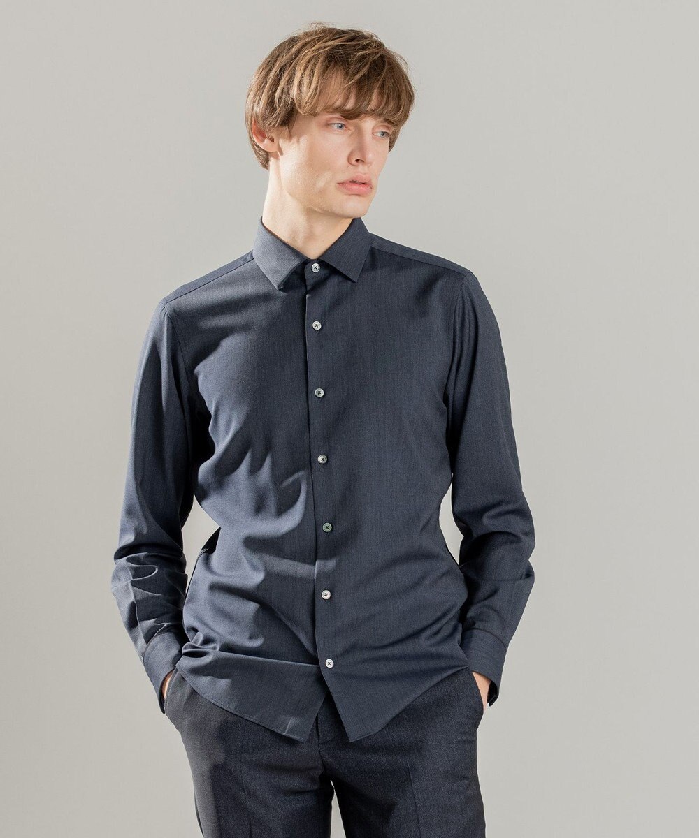 JOSEPH HOMME ACTIVE TROPICAL WOOL SHIRT 