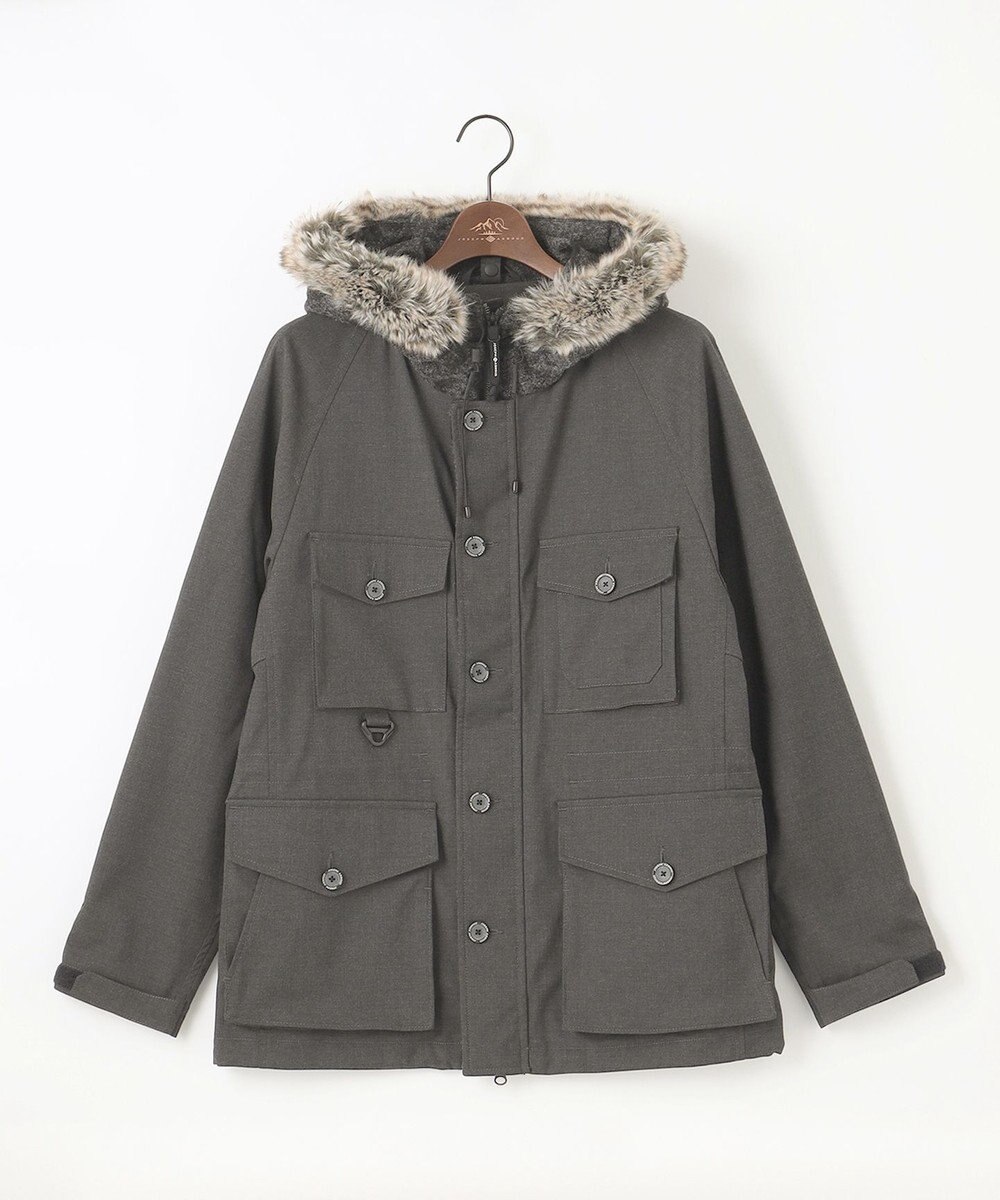 JOSEPH ABBOUD MOUNTAIN 【撥水/ライナードッキング対応】スライバー カモフラージュコンビ パーカー 