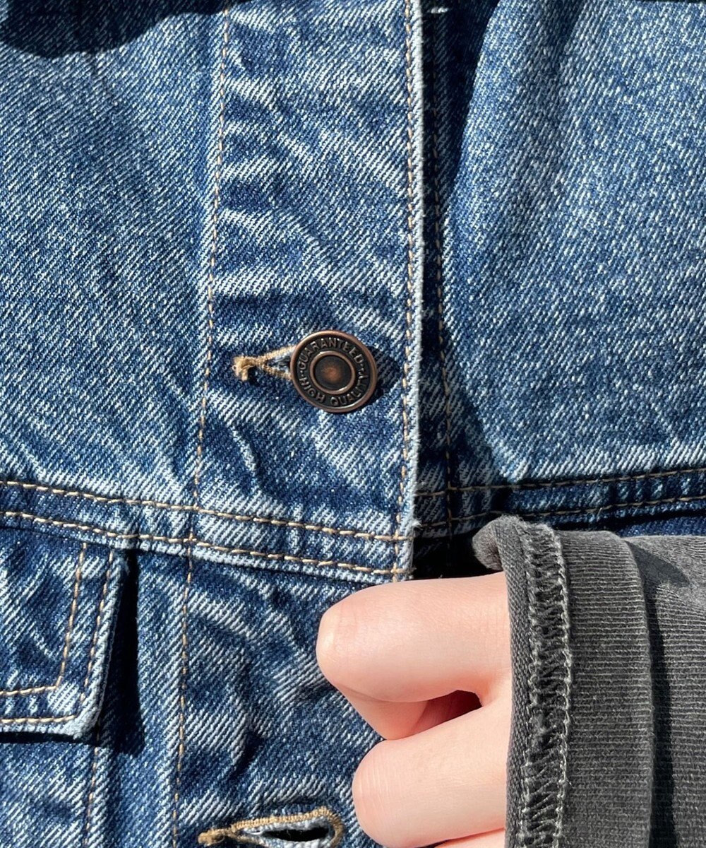 WEGO デニムショートベスト 