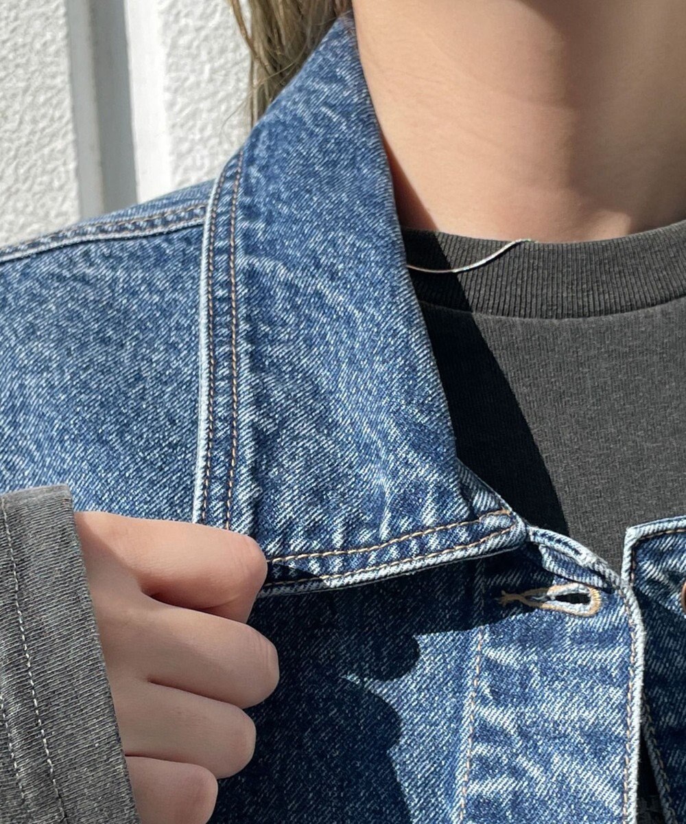 WEGO デニムショートベスト 