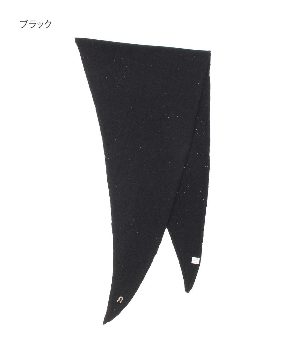 MOONBAT FURLA(フルラ）カシミヤ スパンコール トライアングルストール 