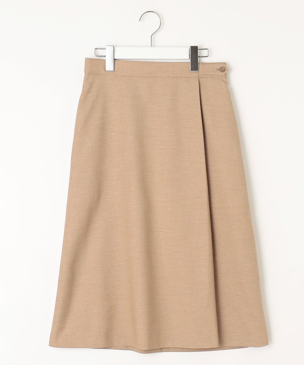 J.PRESS LADIES L 【洗える】FLAXASAオックス スカート 