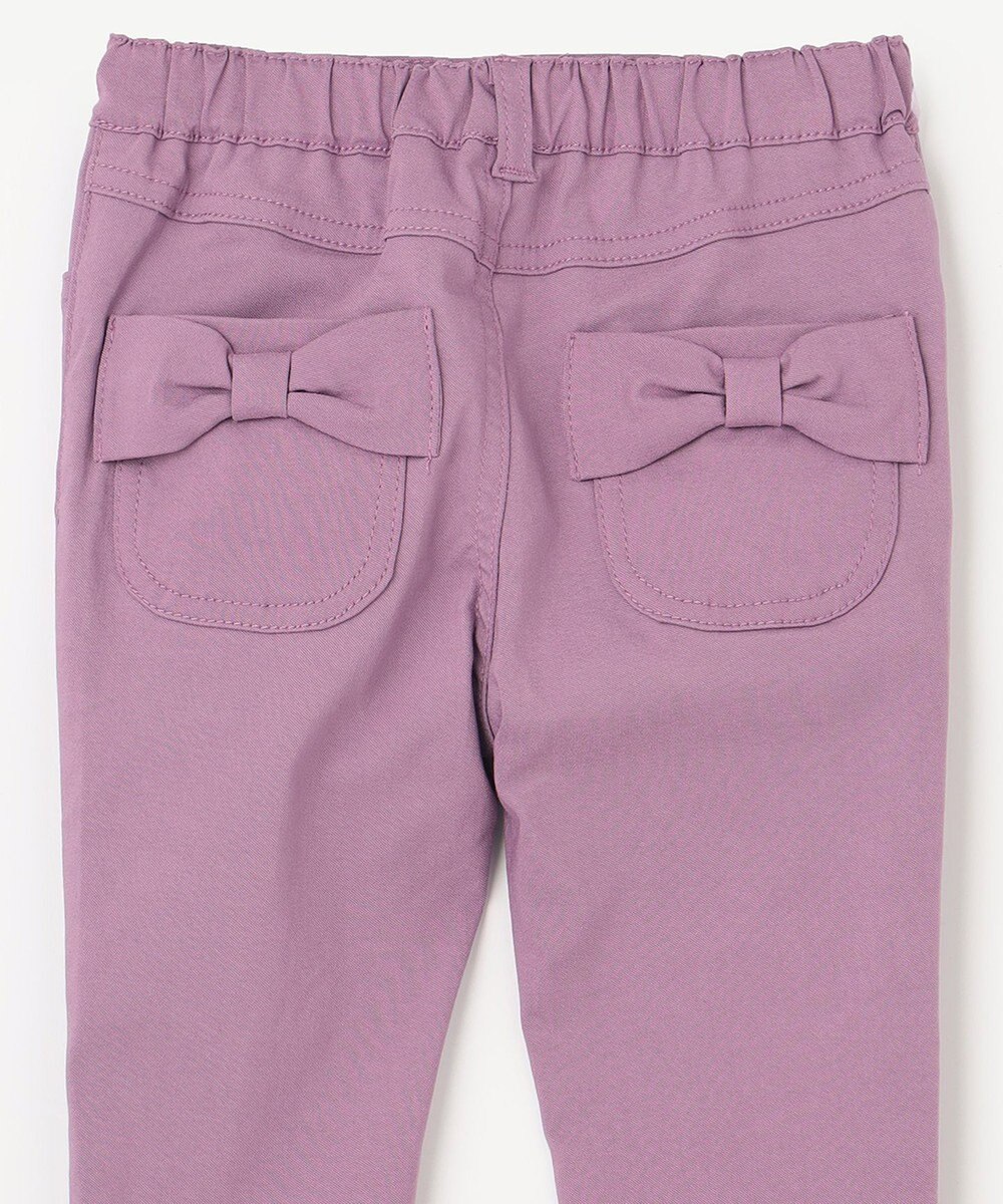 ANY KIDS 裾リボンストレート パンツ 