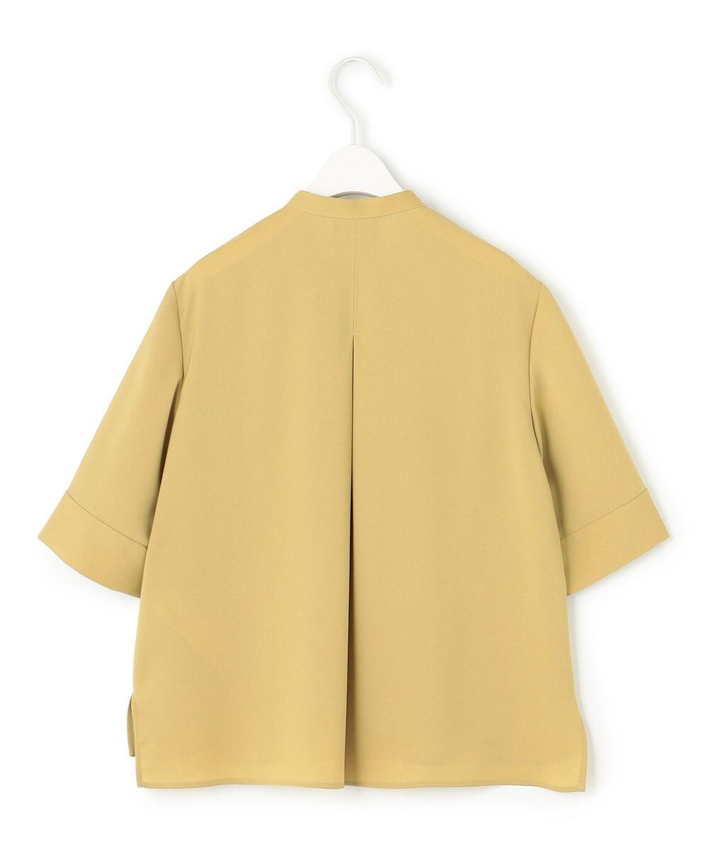 ICB L 【WEB限定・接触冷感・UVケア・吸水速乾・防シワ・洗える】 ドレープツイル クロップドシャツ 