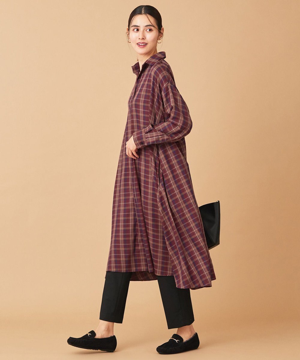 ANY 【ウエストゴム/ストレッチ/裏起毛】シークレットウォーム　テーパードパンツ 