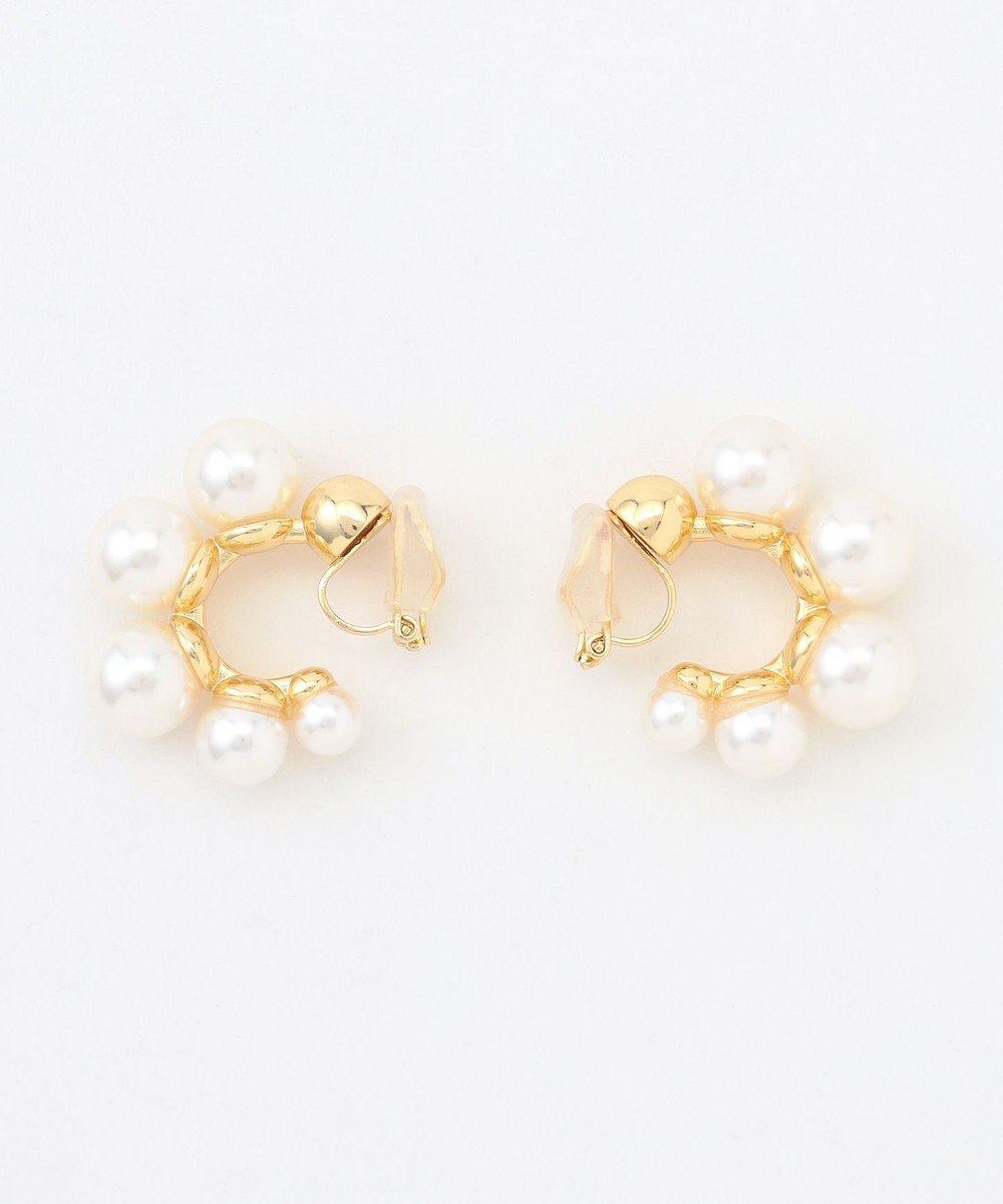 自由区 【カタログ掲載】パールサークル イヤリング 