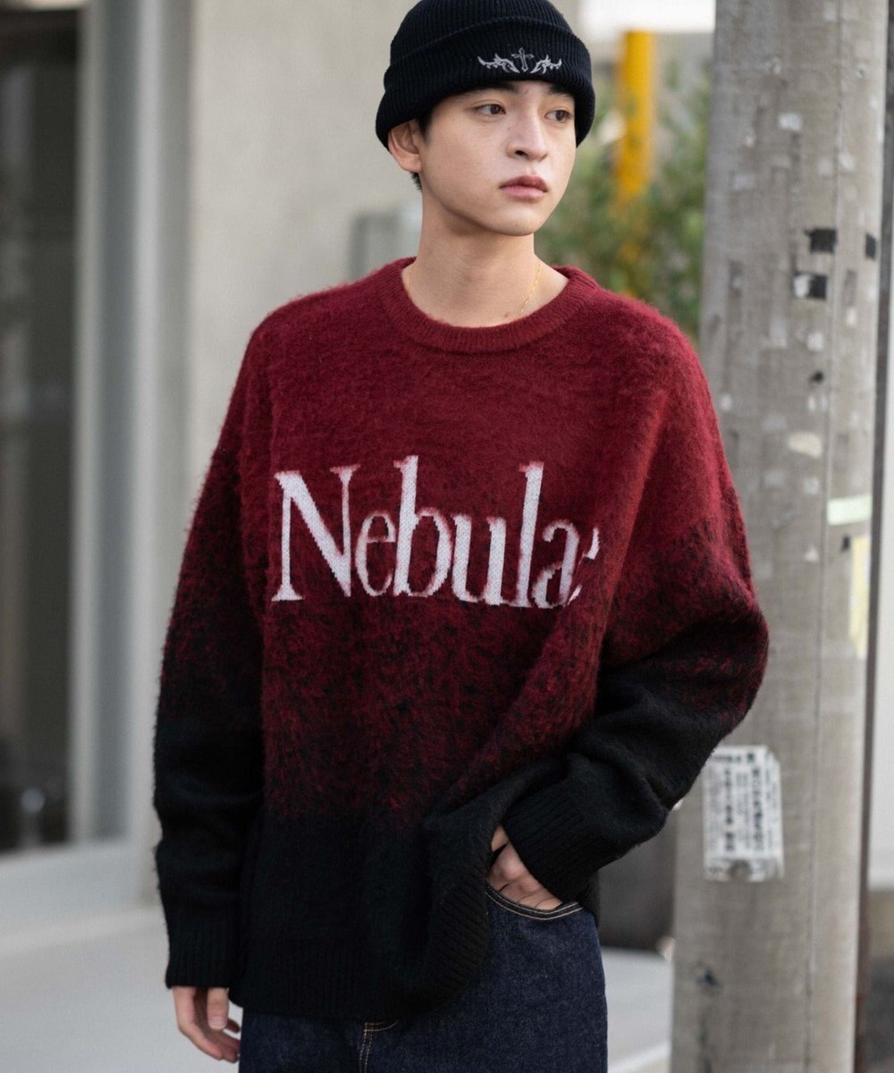 WEGO 【ユニセックス着用ITEM/MLサイズ展開】ファジーグラデーションプルオーバー 