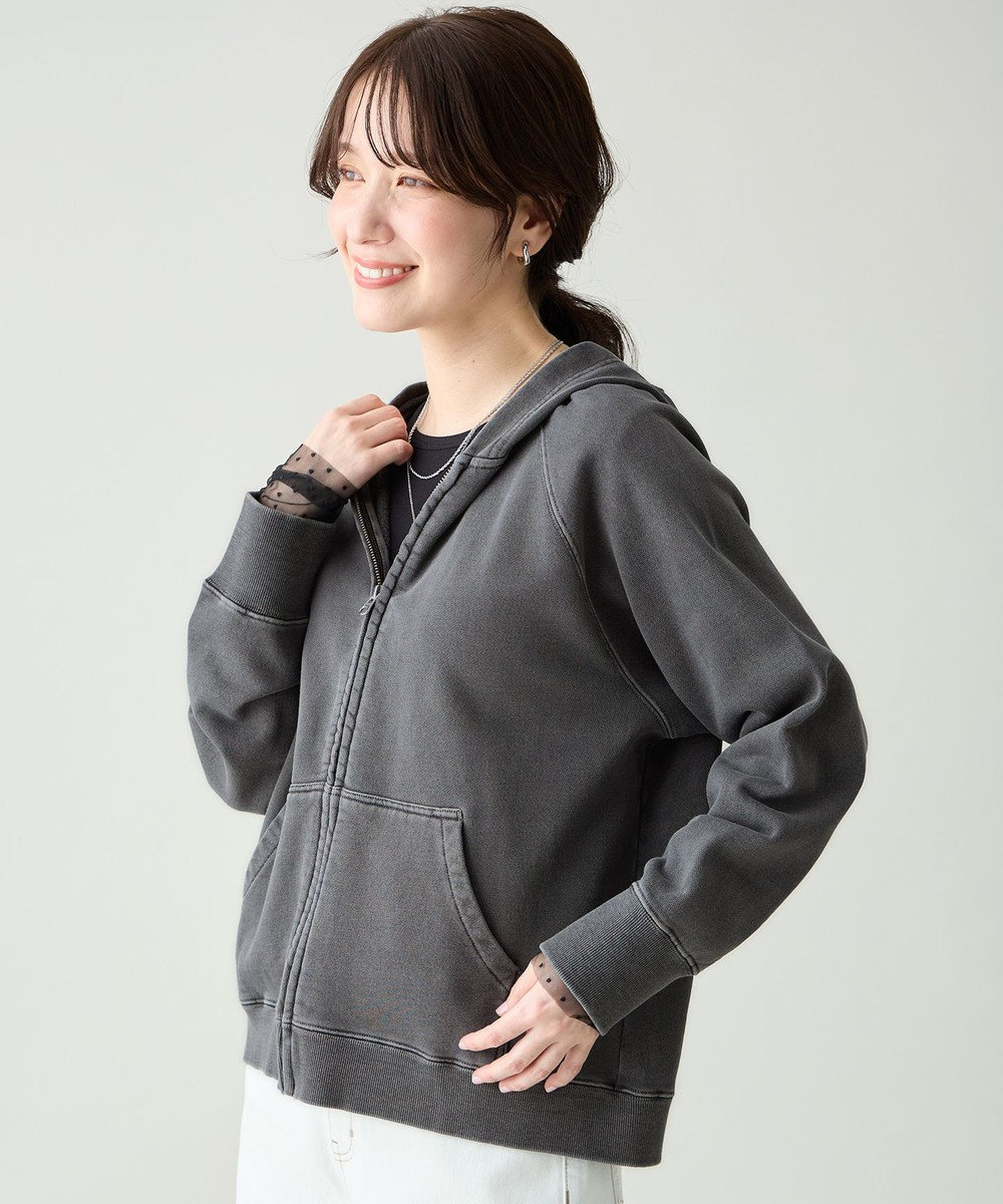 ANY ピグメントパーカー 