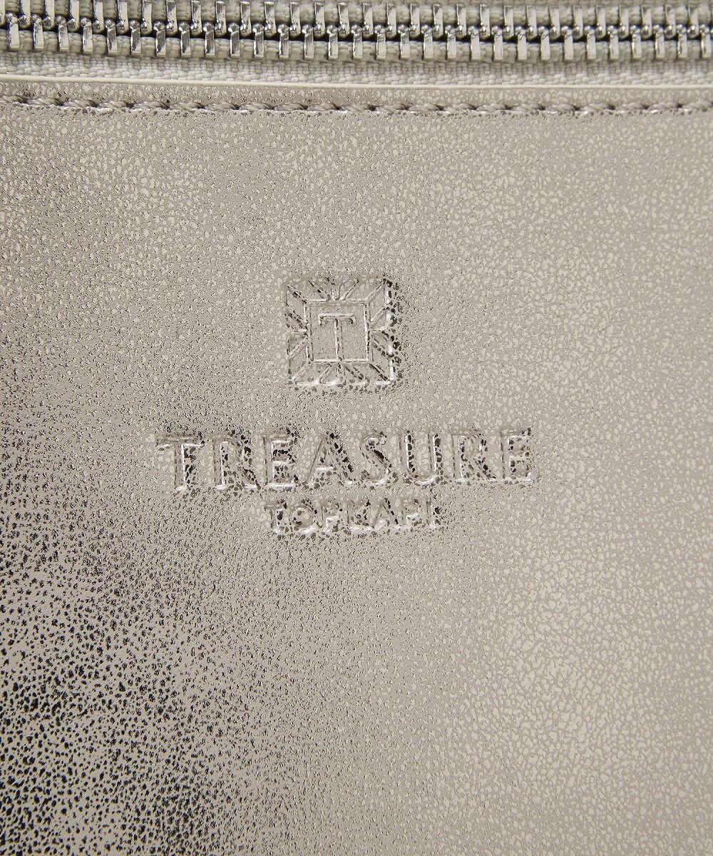 TOPKAPI 【TREASURE TOPKAPI】フェイクレザー ポーチ付き パラコード かがりトートバッグ 