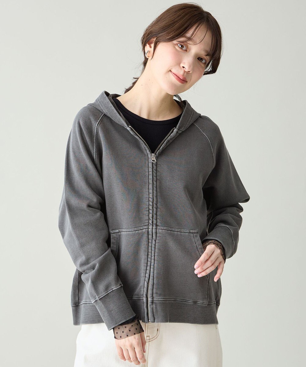 ANY ピグメントパーカー 