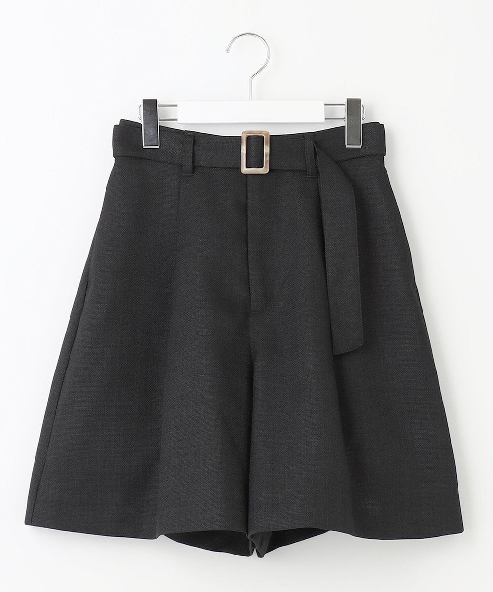 Feroux 【洗える】ベルテッドショート パンツ 