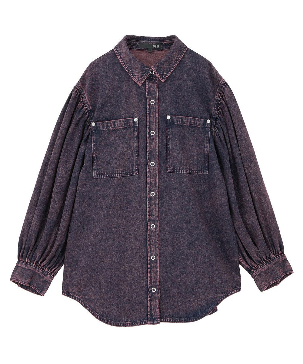 Green Parks ・ＳＵＧＡＲ　ＳＰＯＯＮ　ボリュームスリーブデニムシ 