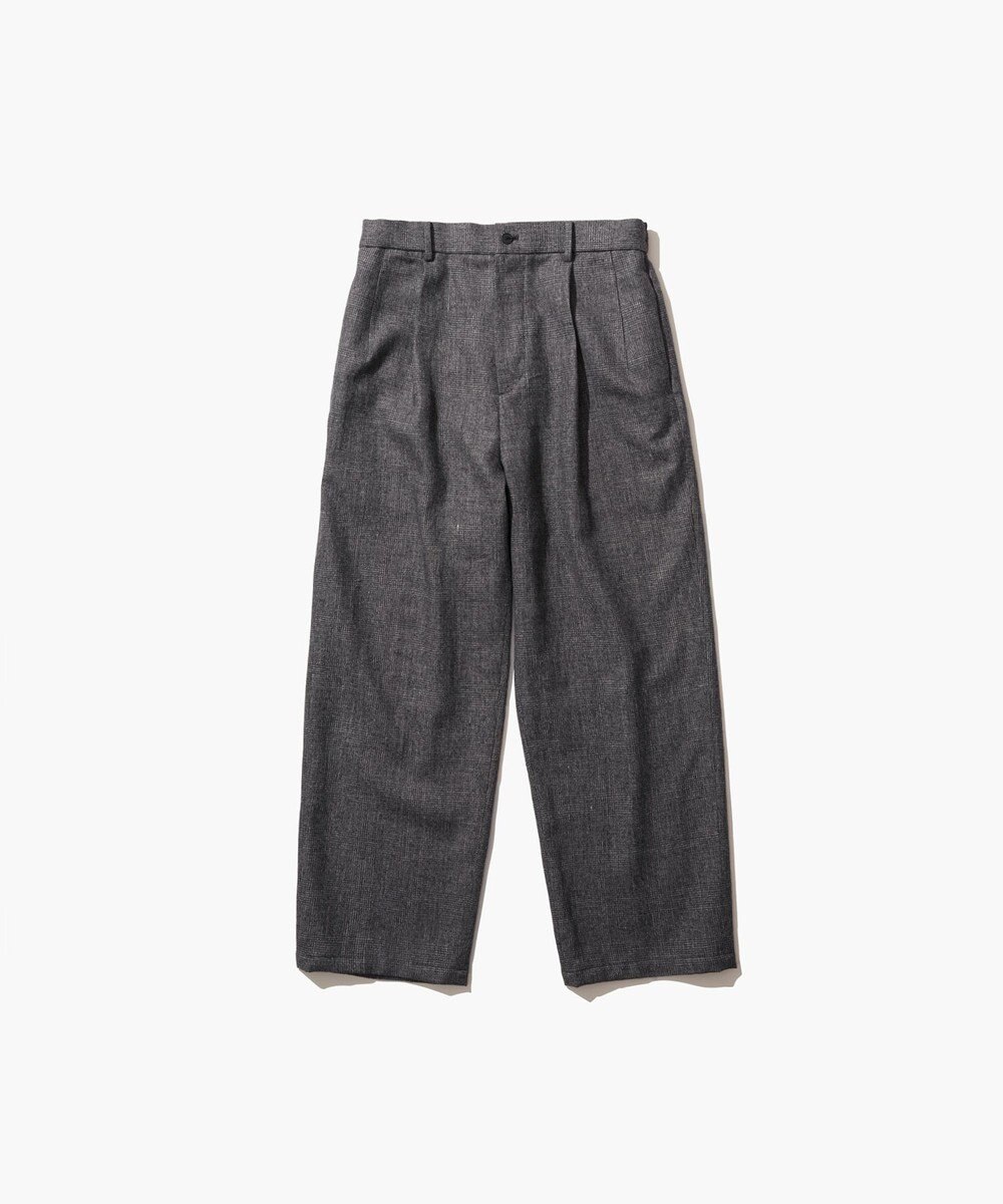 ATON LINEN WOOL TWILL | ルーズフィットパンツ - UNISEX 