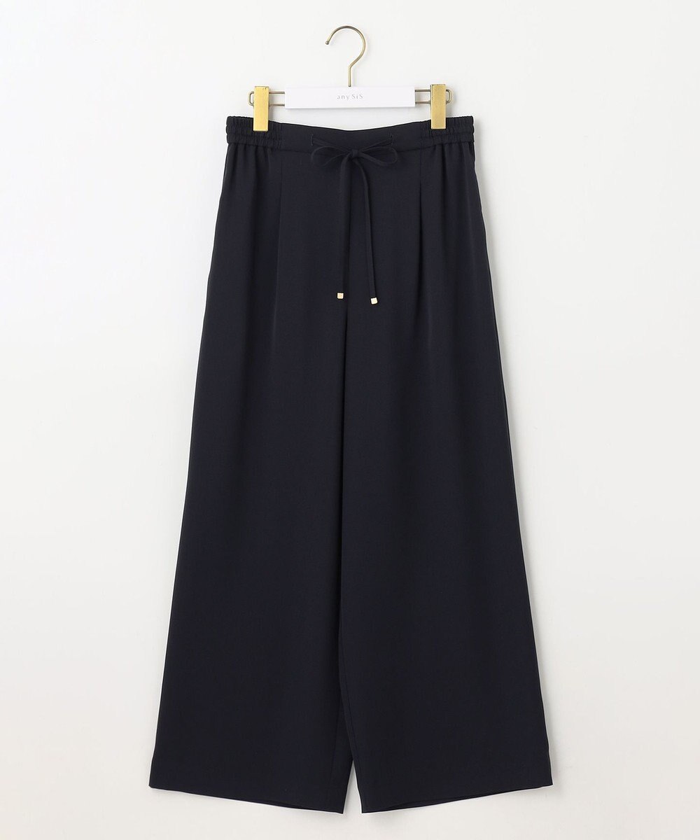 ANY SIS 【洗える】イージードロスト ワイドパンツ 