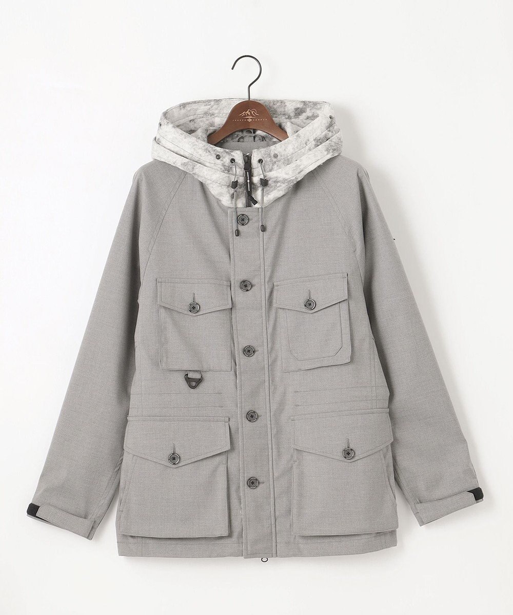 JOSEPH ABBOUD MOUNTAIN 【撥水/ライナードッキング対応】スライバー カモフラージュコンビ パーカー 